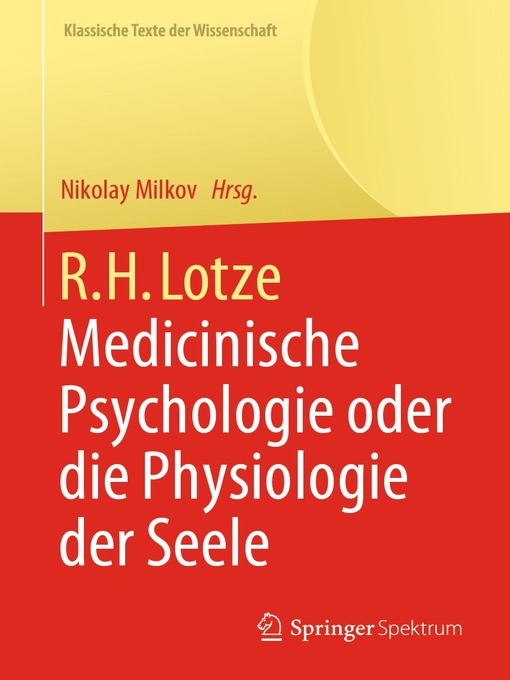 Title details for R.H. Lotze by Nikolay Milkov - Available